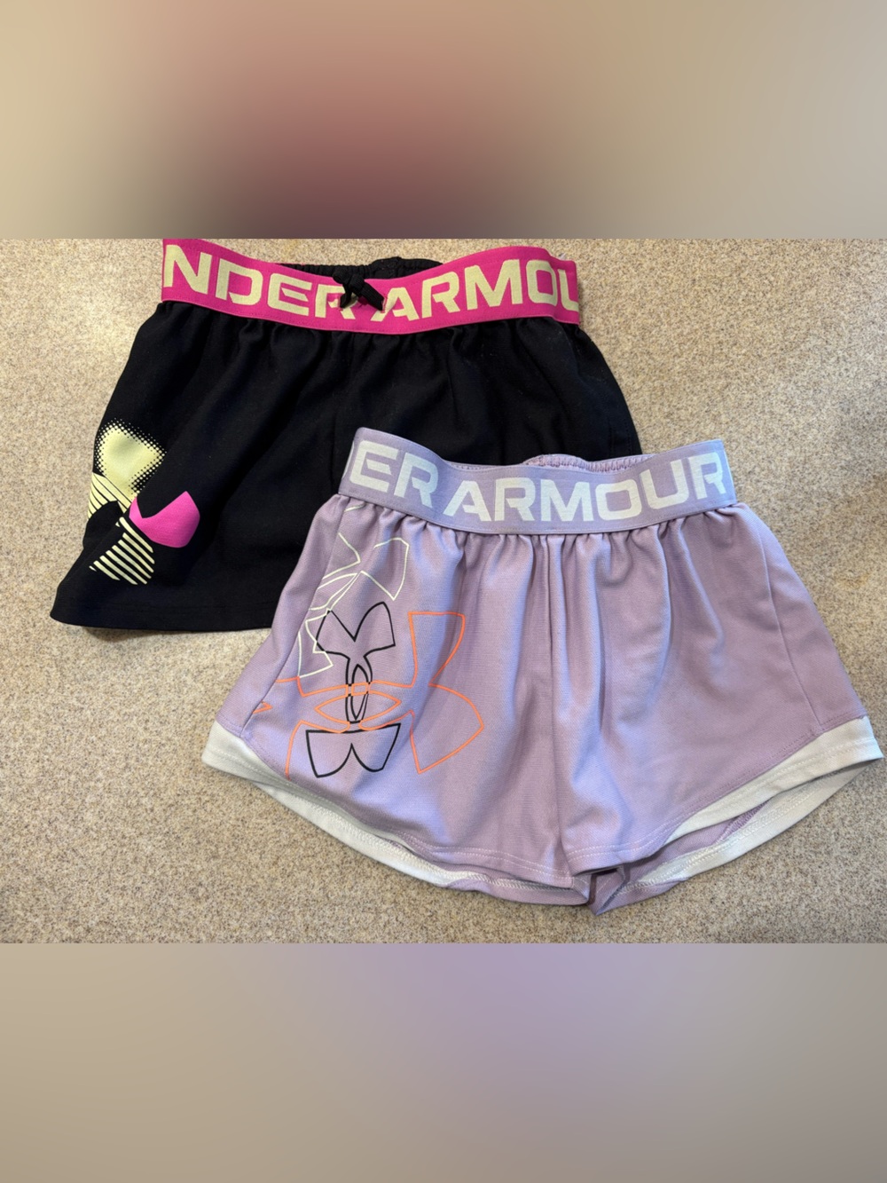 SOLD Under Armour Youth Athletic Workout Tech Play Up Shorts bundle size small